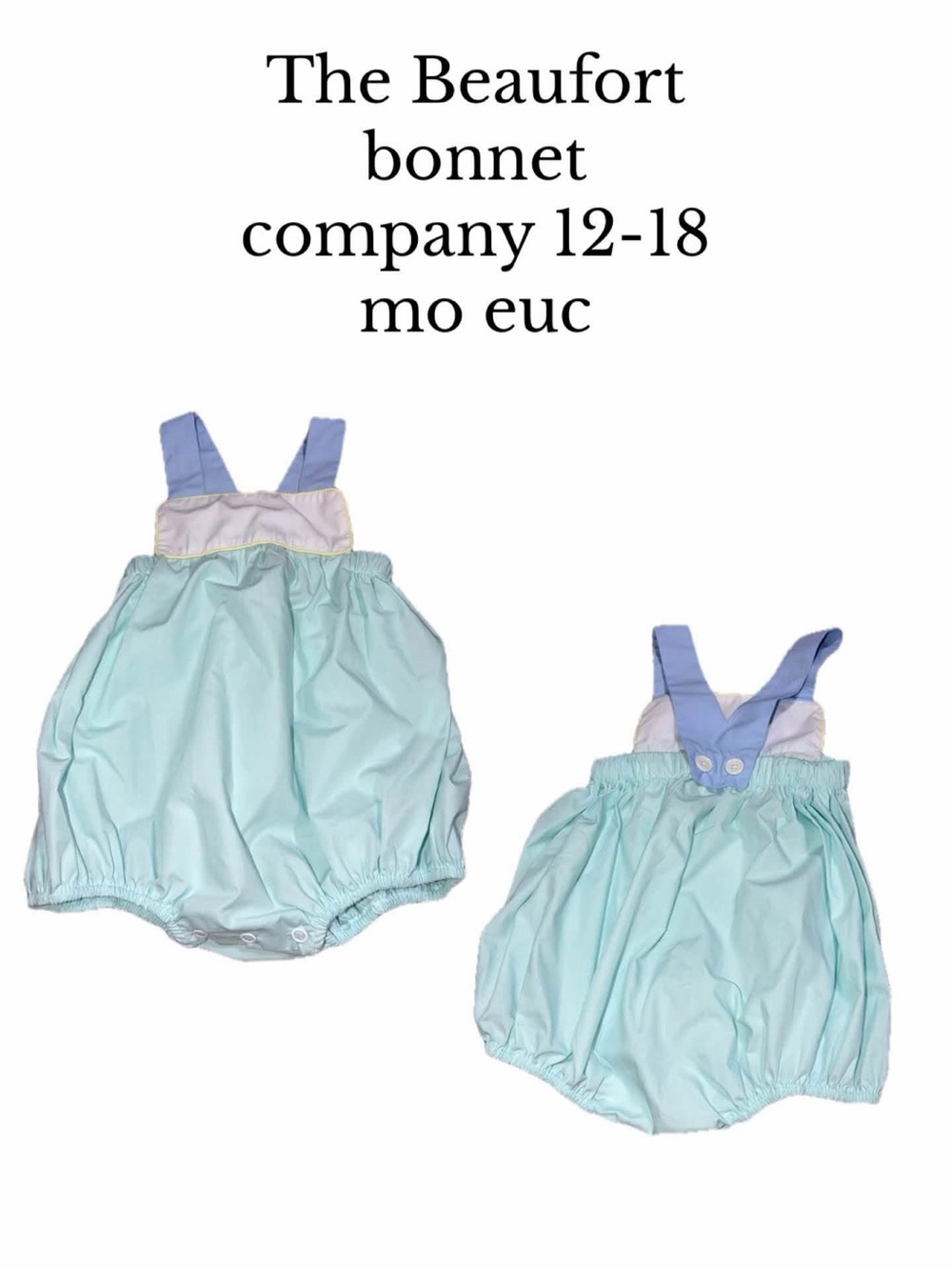 The Beaufort bonnet company 12-18 Month sunsuit